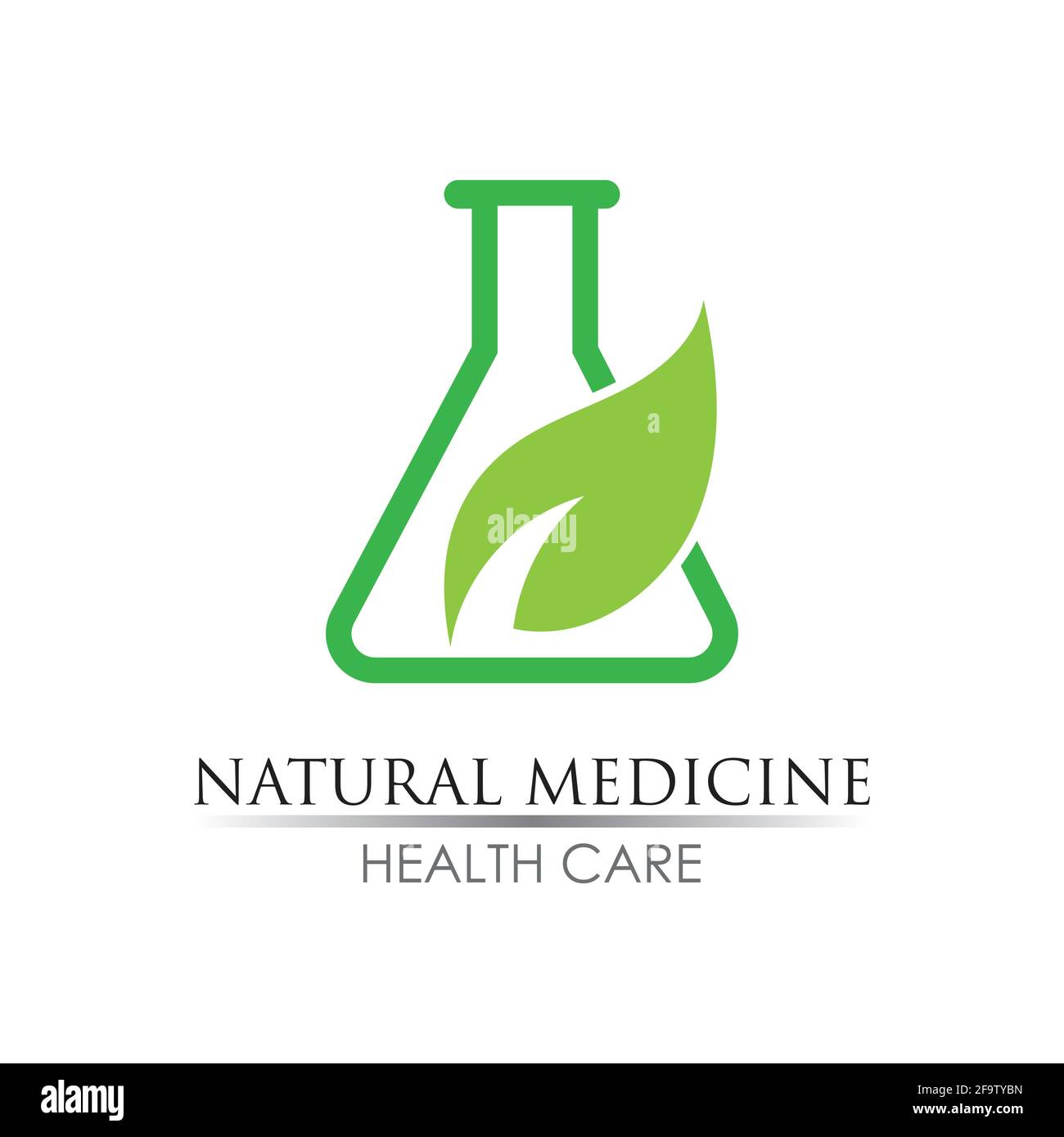 Natural medicine logo images illustration design Stock Vector Image ...