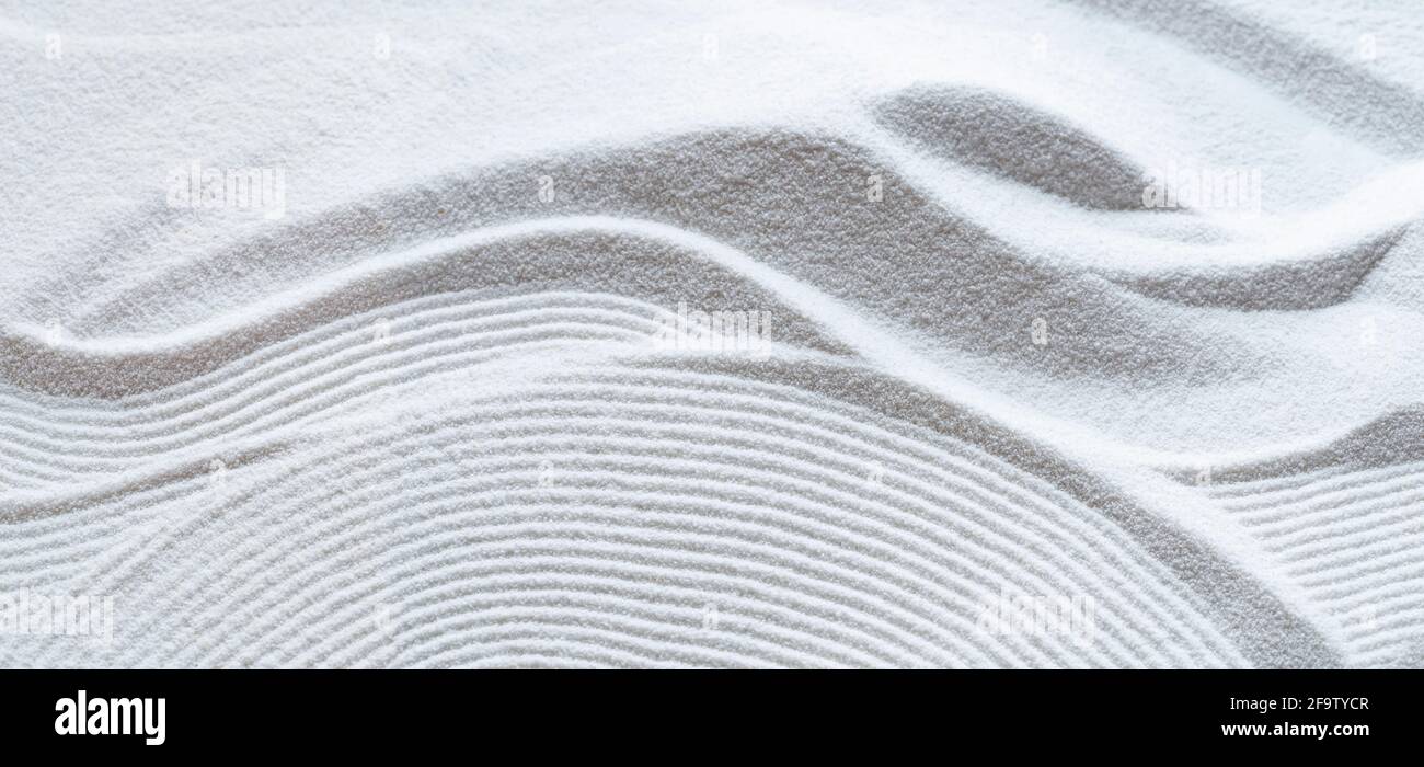White sand pattern as background Stock Photo