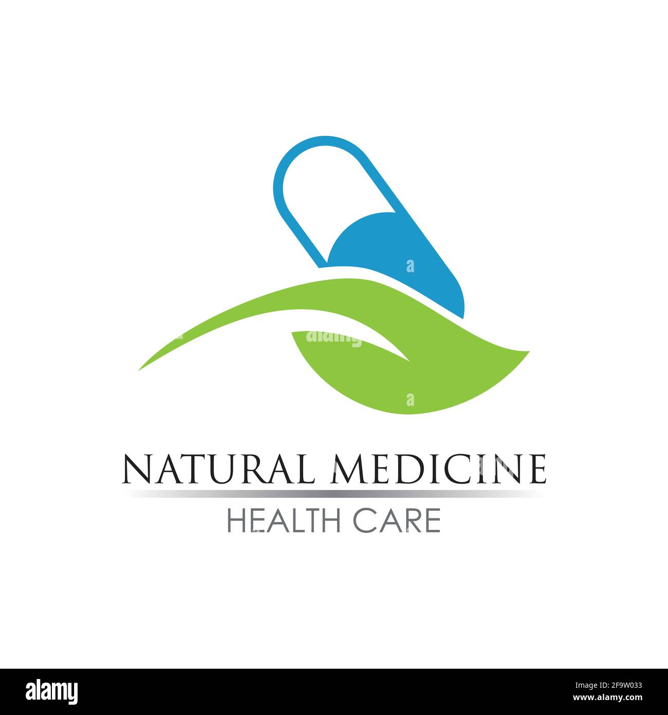 Natural medicine logo images illustration design Stock Vector Image ...