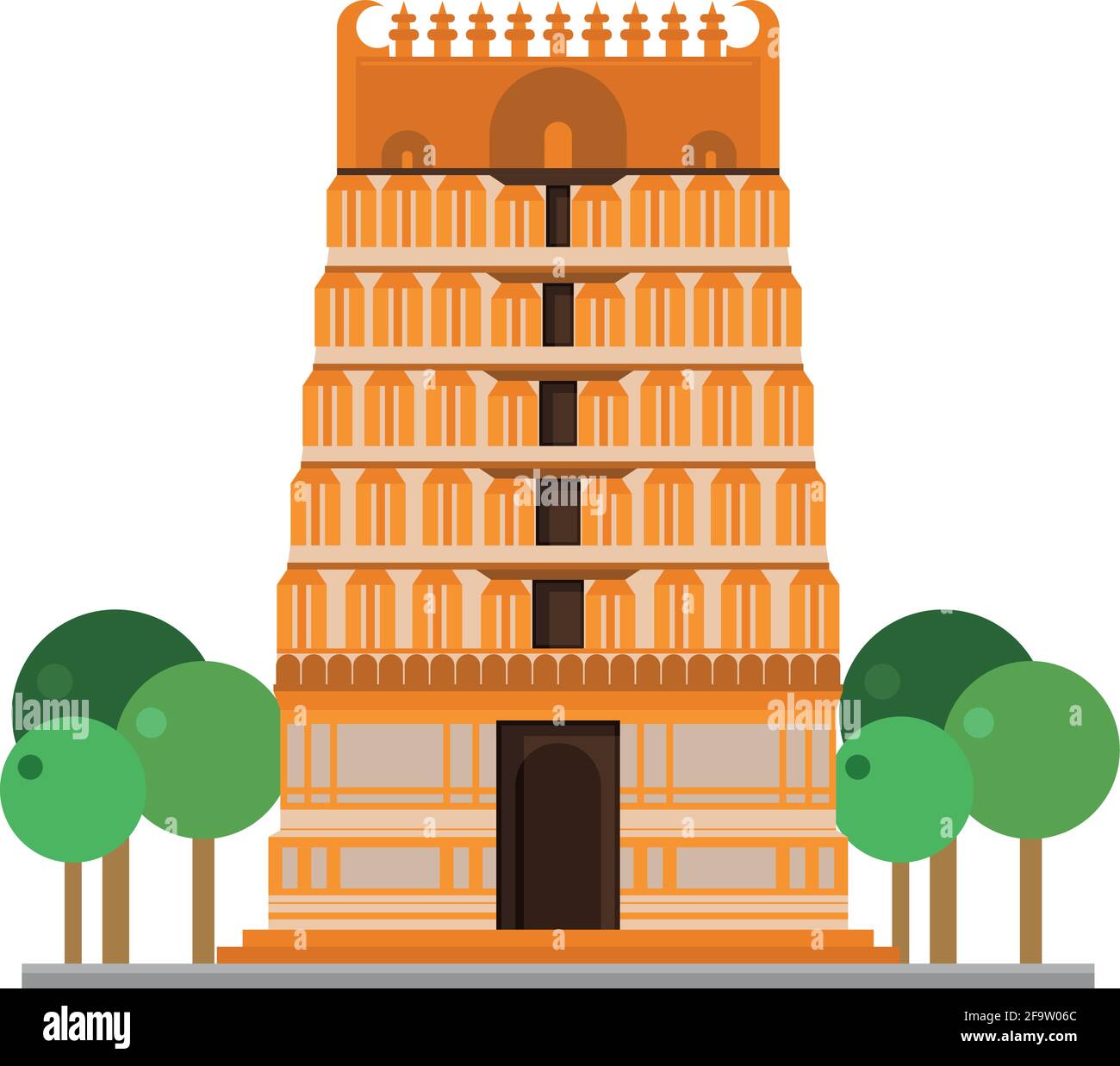 Temple vector vectors hi-res stock photography and images - Alamy