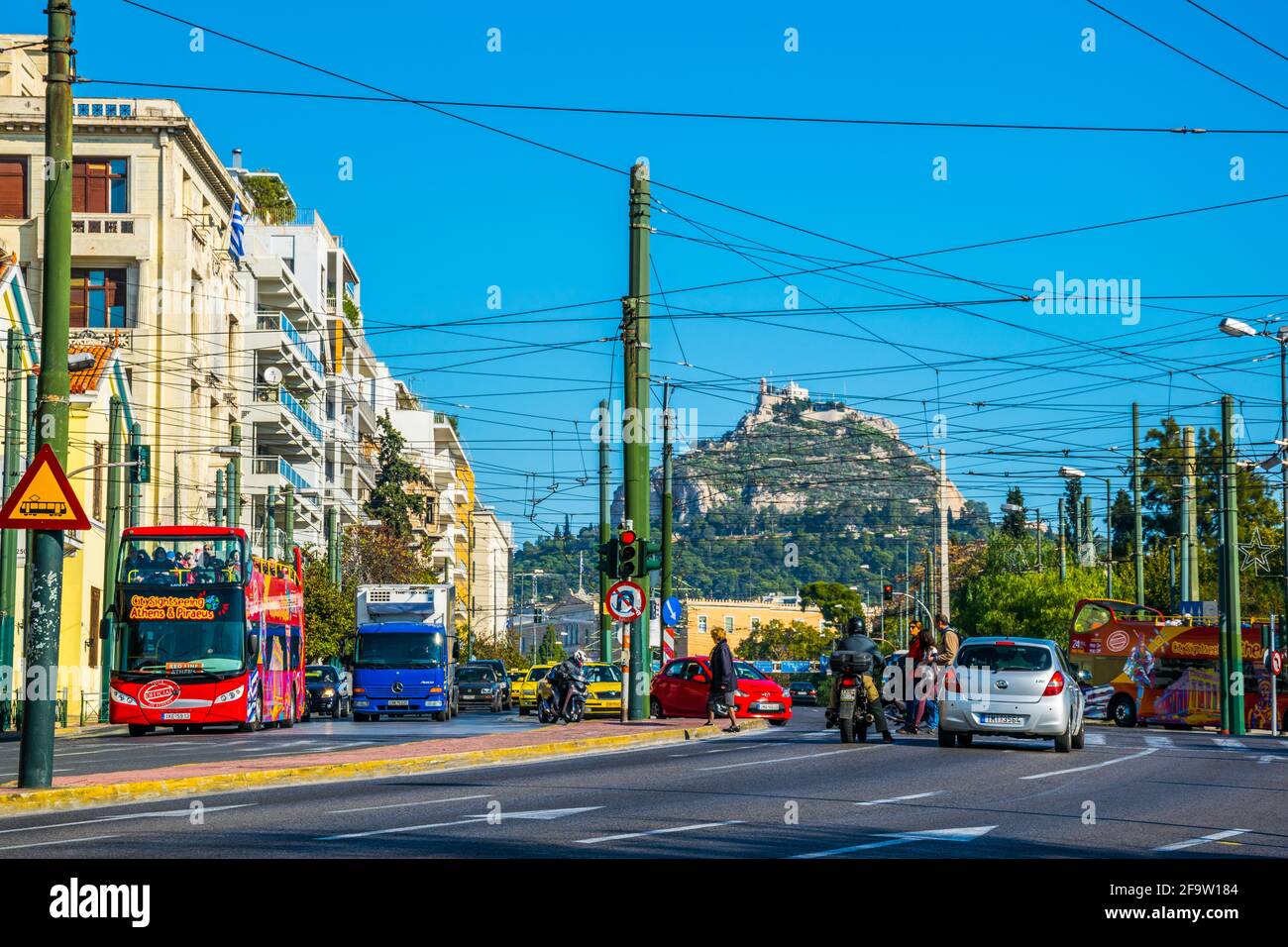 ATHENS, GREECE, DECEMBER 10, 2015 view