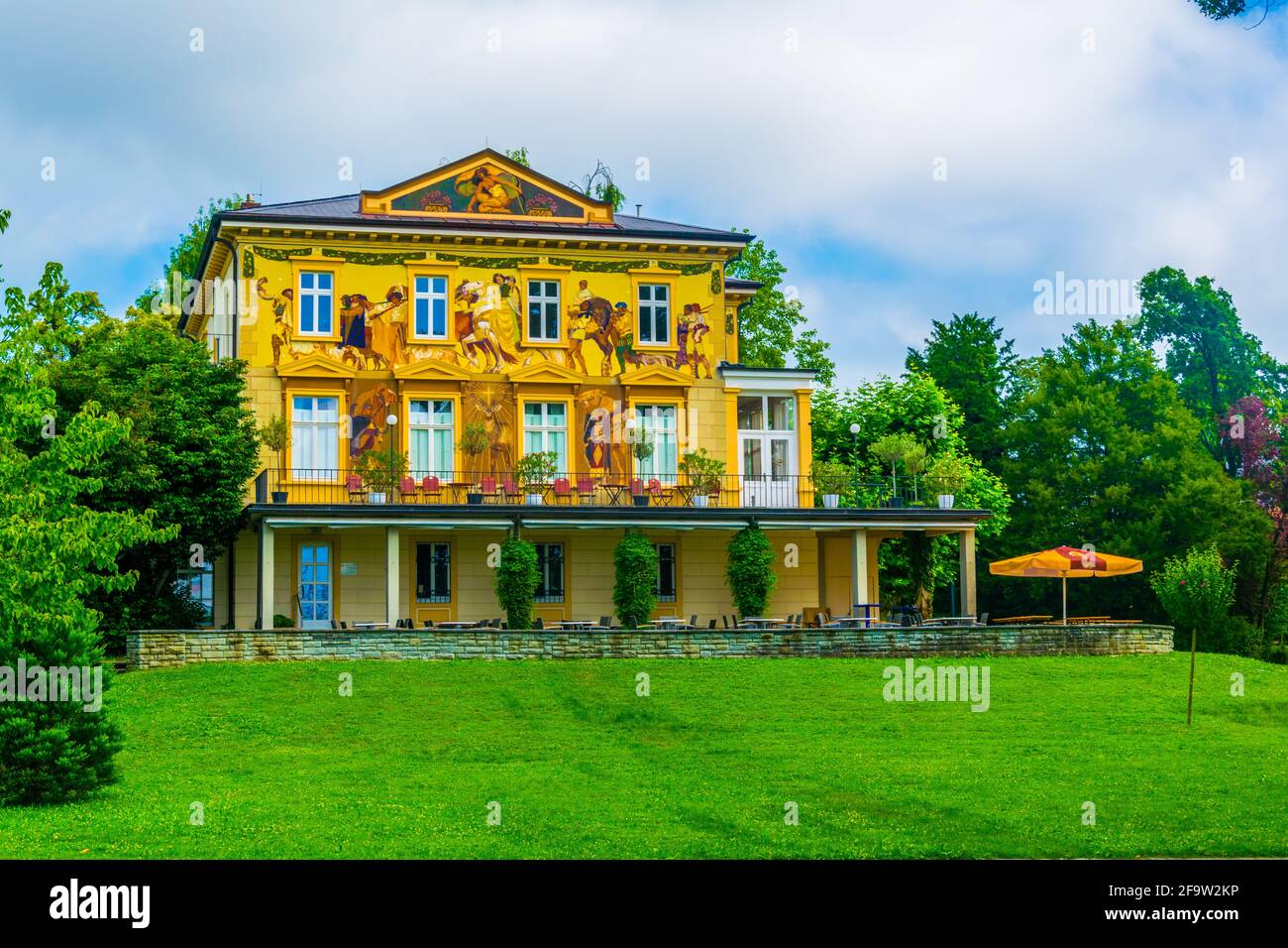 KONSTANZ, GERMANY, JULY 24, 2016 Beautiful house built in according to
