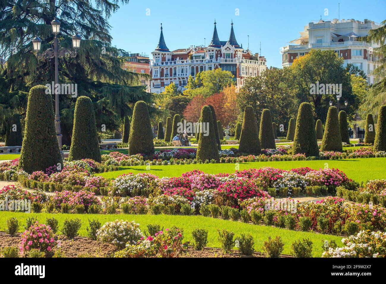 Retiro Park, Madrid, Spain Stock Photo