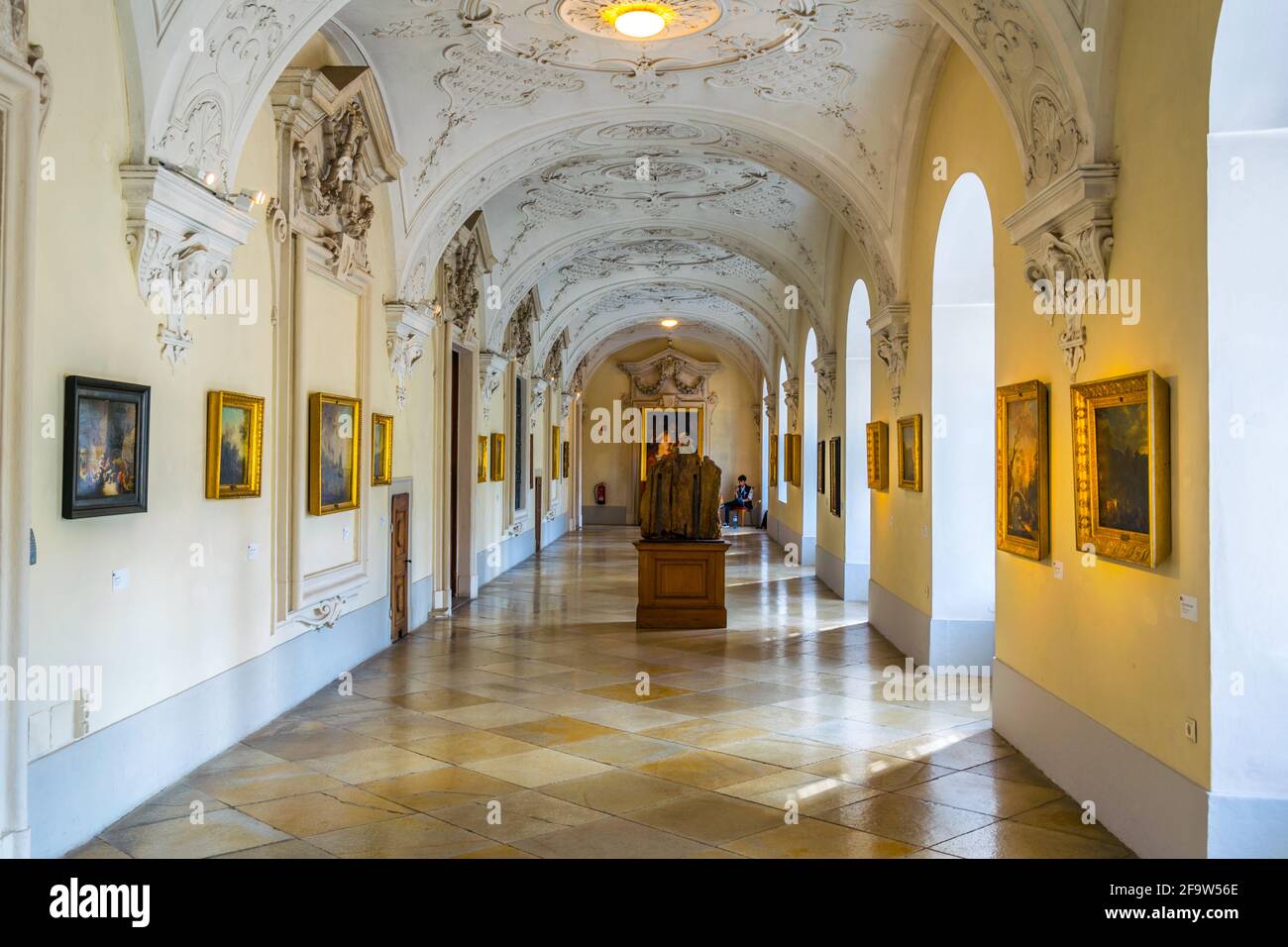 KLOSTERNEUBURG, AUSTRIA, MAY 26, 2016: Interior of the Monastery in Klosterneuburg near Vienna, Austria Stock Photo