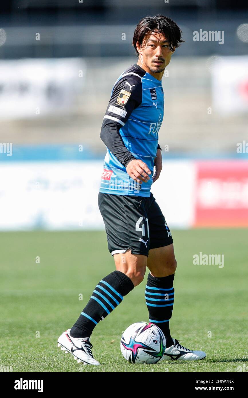 Kanagawa, Japan. 18th Apr, 2021. Akihiro Ienaga (Frontale