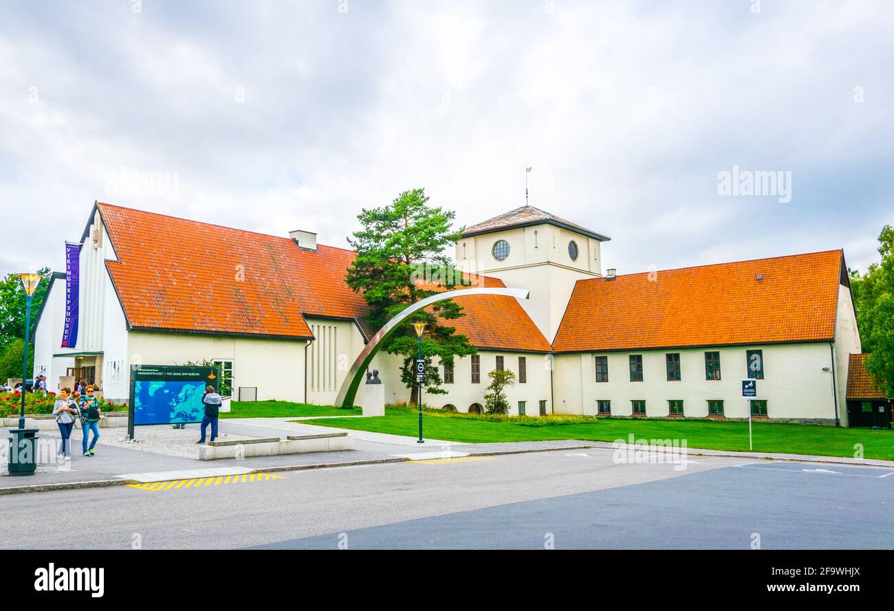 OSLO, NORWAY, AUGUST 24, 2016: View of the Viking ship museum in Oslo, Norway Stock Photo