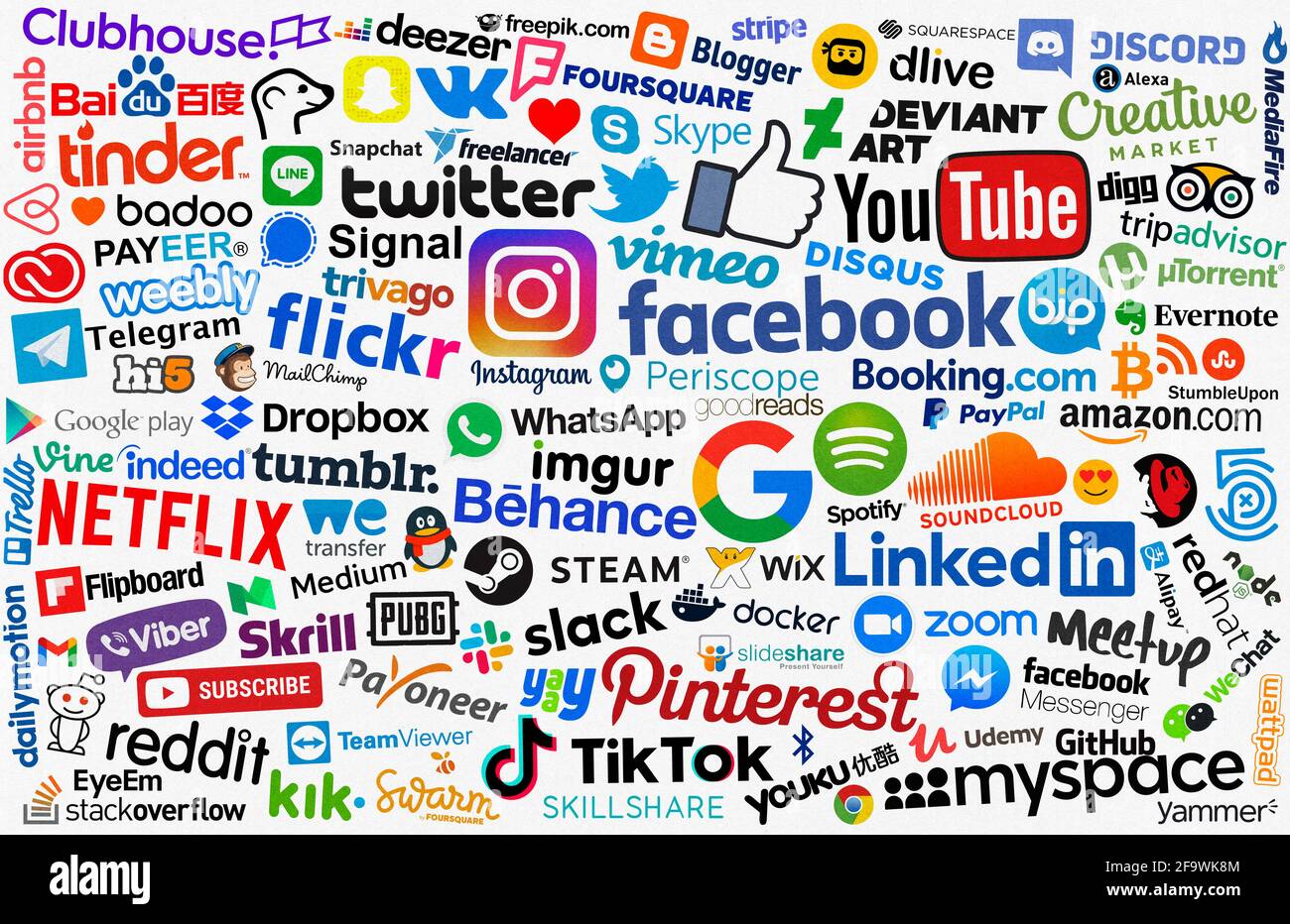 social media, social network background design Stock Photo Alamy