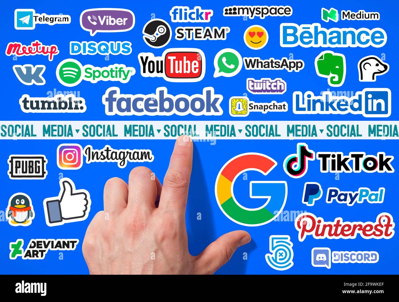 social media, social network background design Stock Photo - Alamy