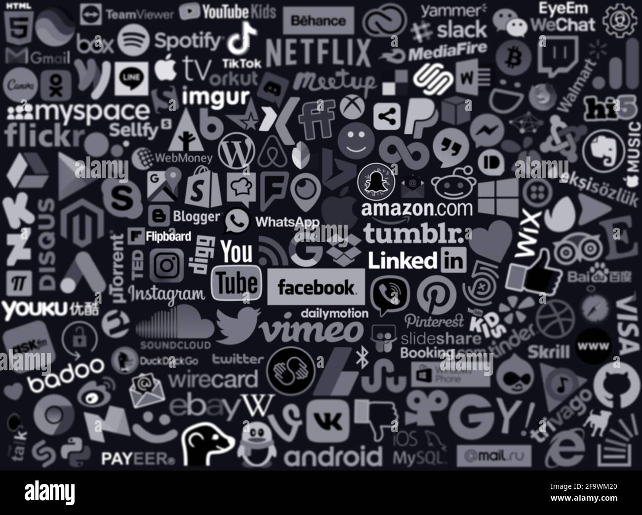 social media, social network background design Stock Photo - Alamy