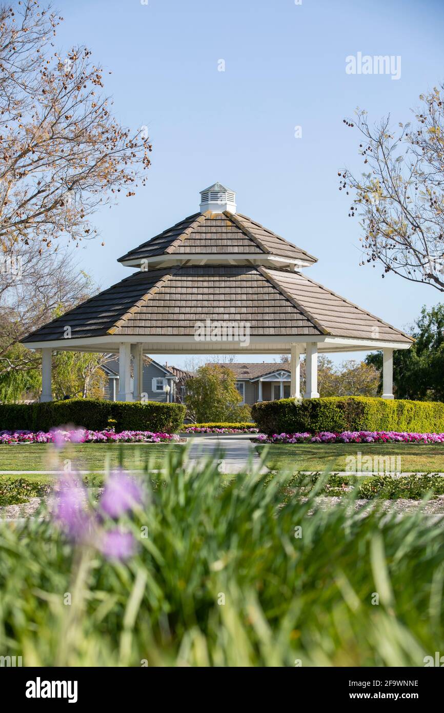 Daytime view of the downtown area of Ladera Ranch, California, USA