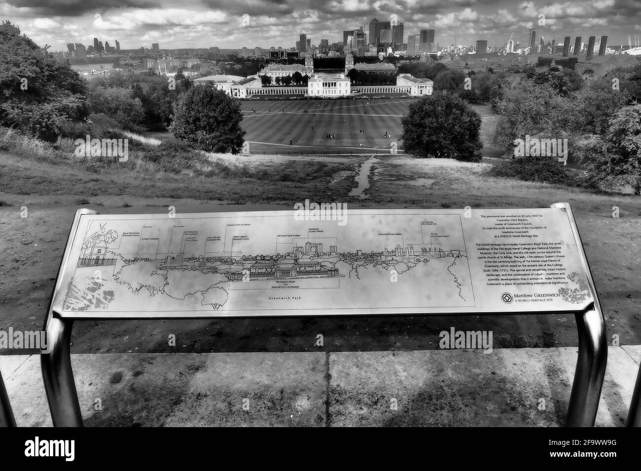 Greenwich national park Black and White Stock Photos & Images - Alamy