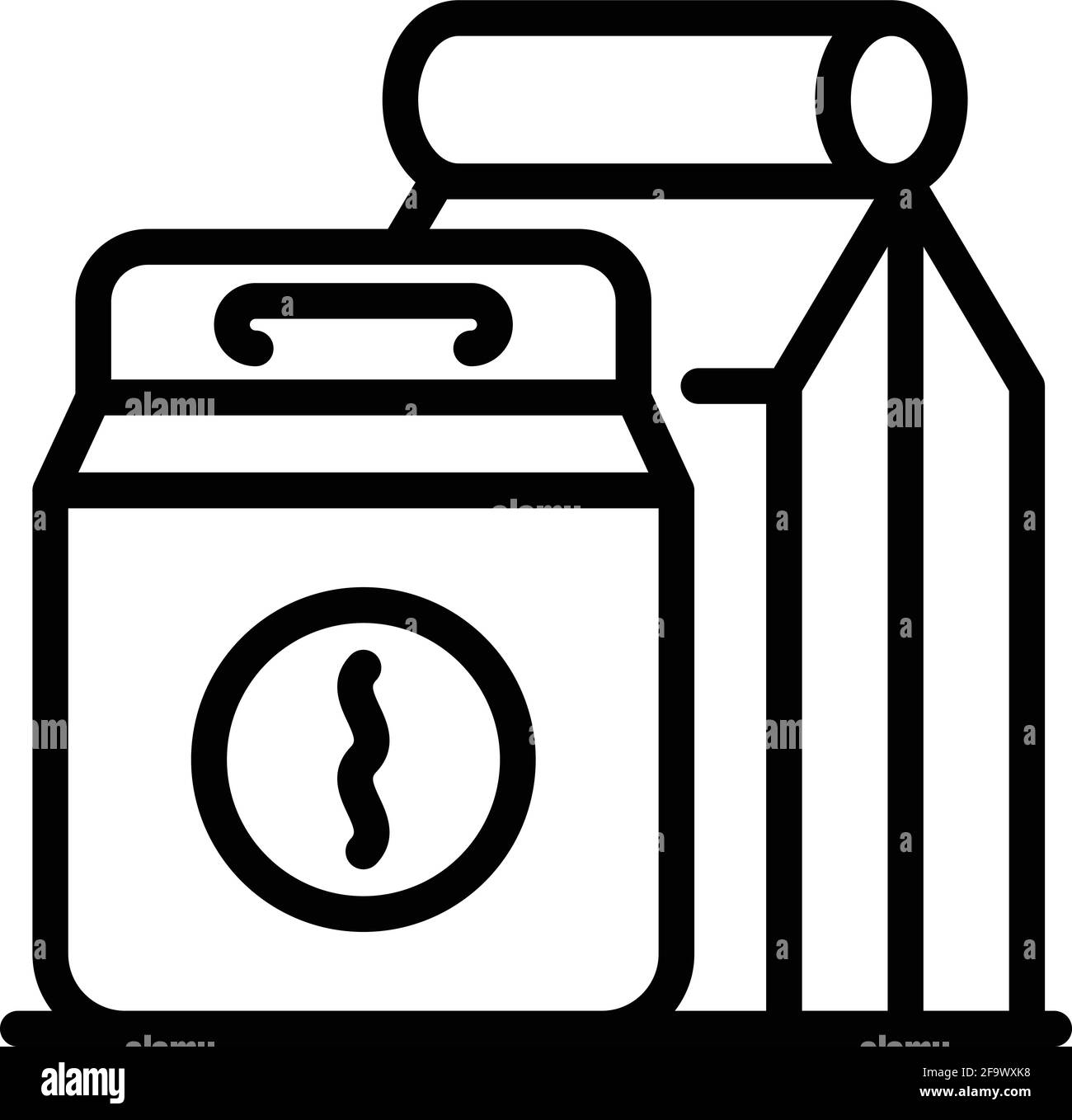 Delivery menu icon. Outline Delivery menu vector icon for web design isolated on white background Stock Vector