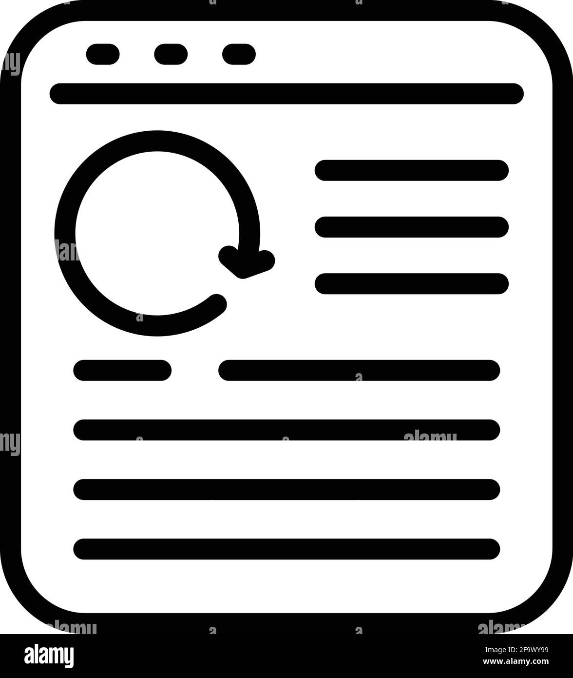 Online return product icon. Outline Online return product vector icon ...