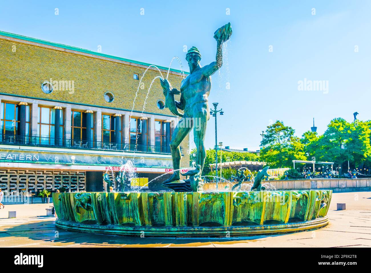 GOTEBORG, SWEDEN, AUGUST 25, 2016: View of the Gotaplatsen square in ...
