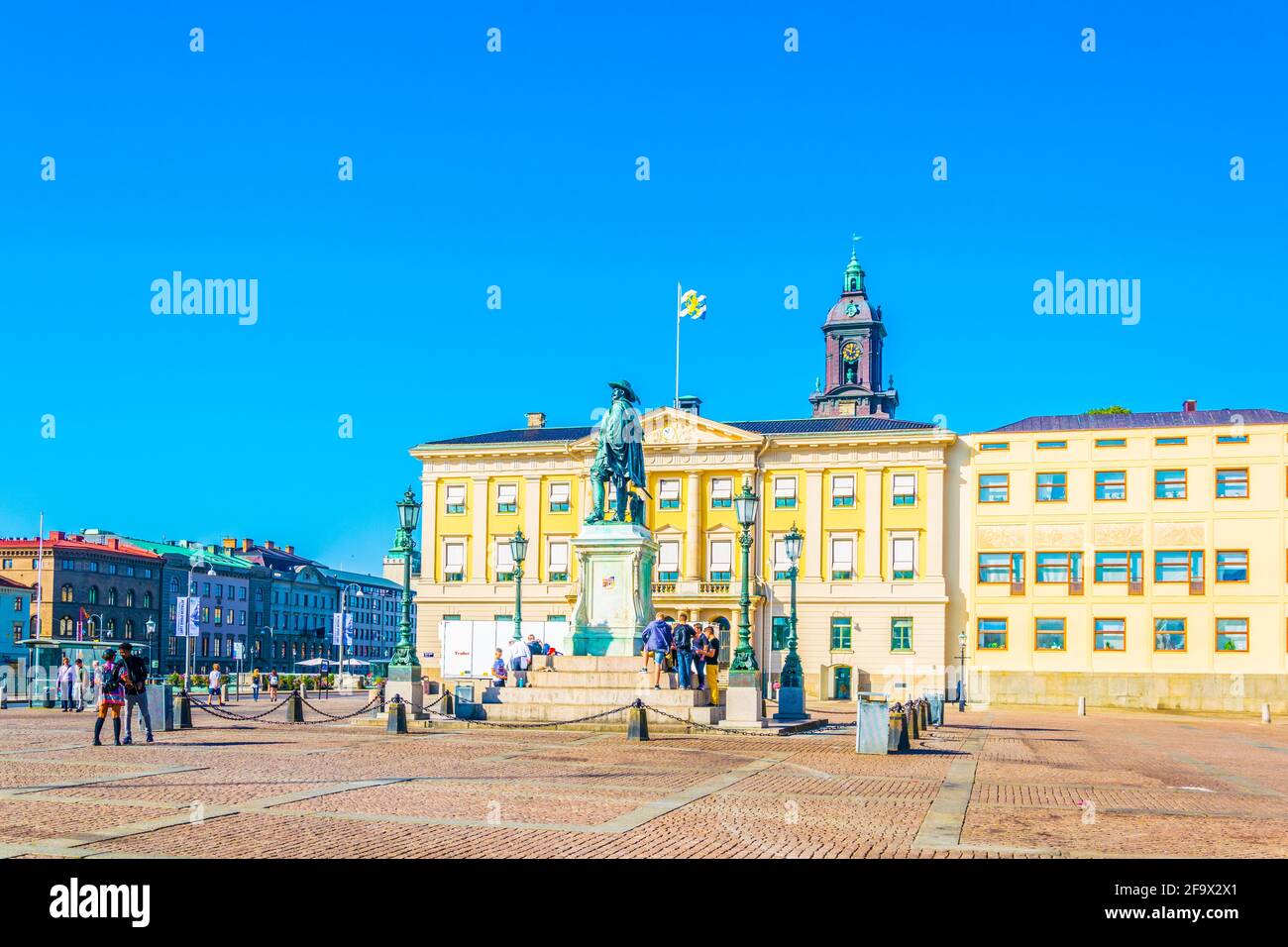 Statue of king gustav adolf in gothenburg hi-res stock photography and ...