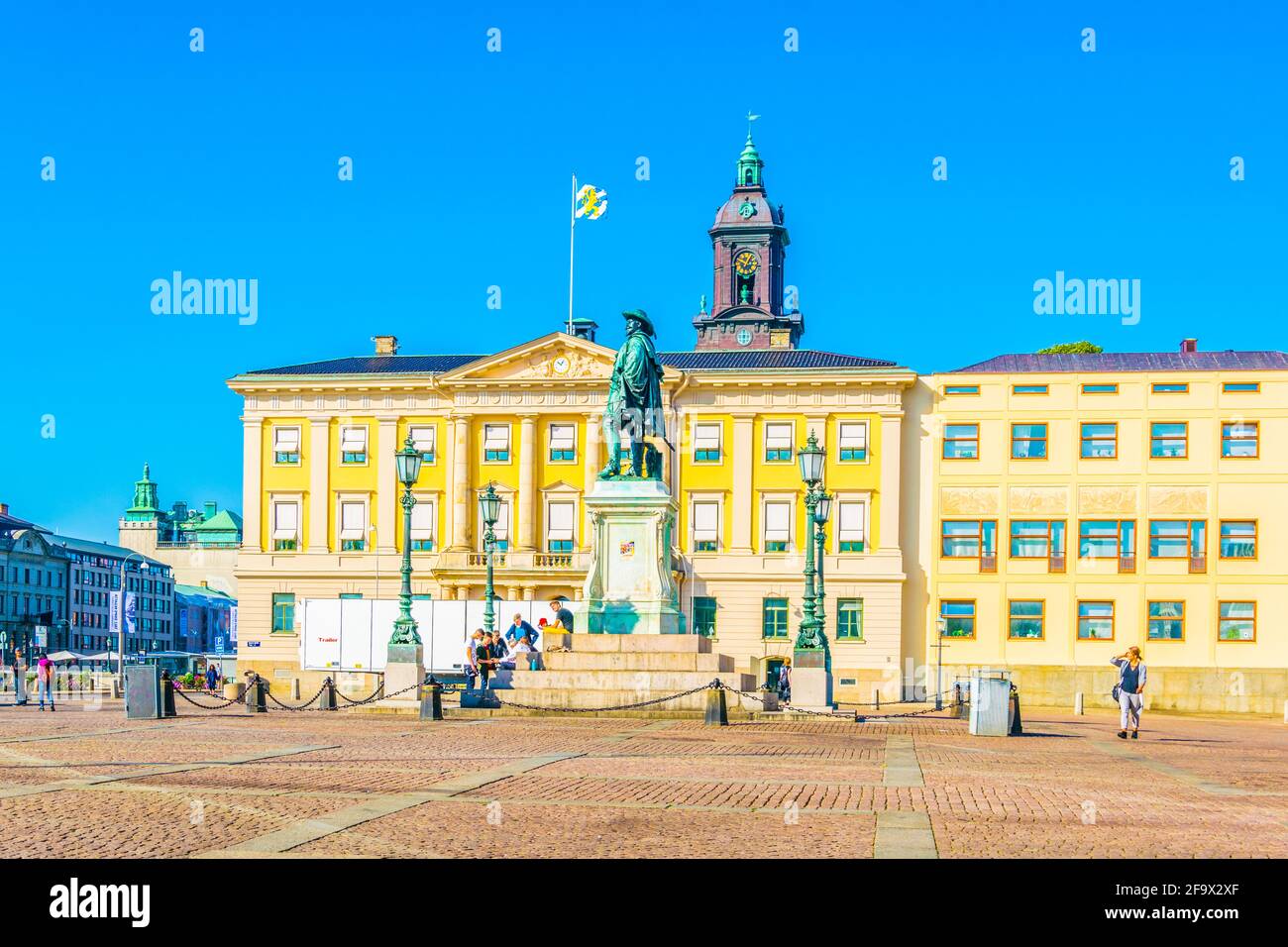Statue of king gustav adolf in gothenburg hi-res stock photography and ...