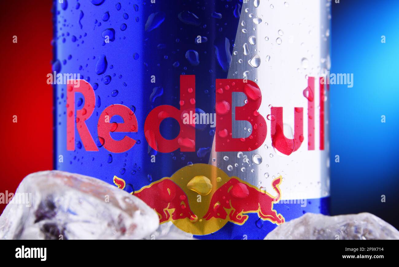 Poznan Pol Feb 25 21 Can Of Red Bull An Energy Drink Sold By Red Bull Gmbh An Austrian Company Created In 1987 Stock Photo Alamy Poznan Pol Feb 25 21 Can Of Red Bull An Energy Drink Sold By Red Bull Gmbh An Austrian Company Created In 1987 Stock Photo Alamy