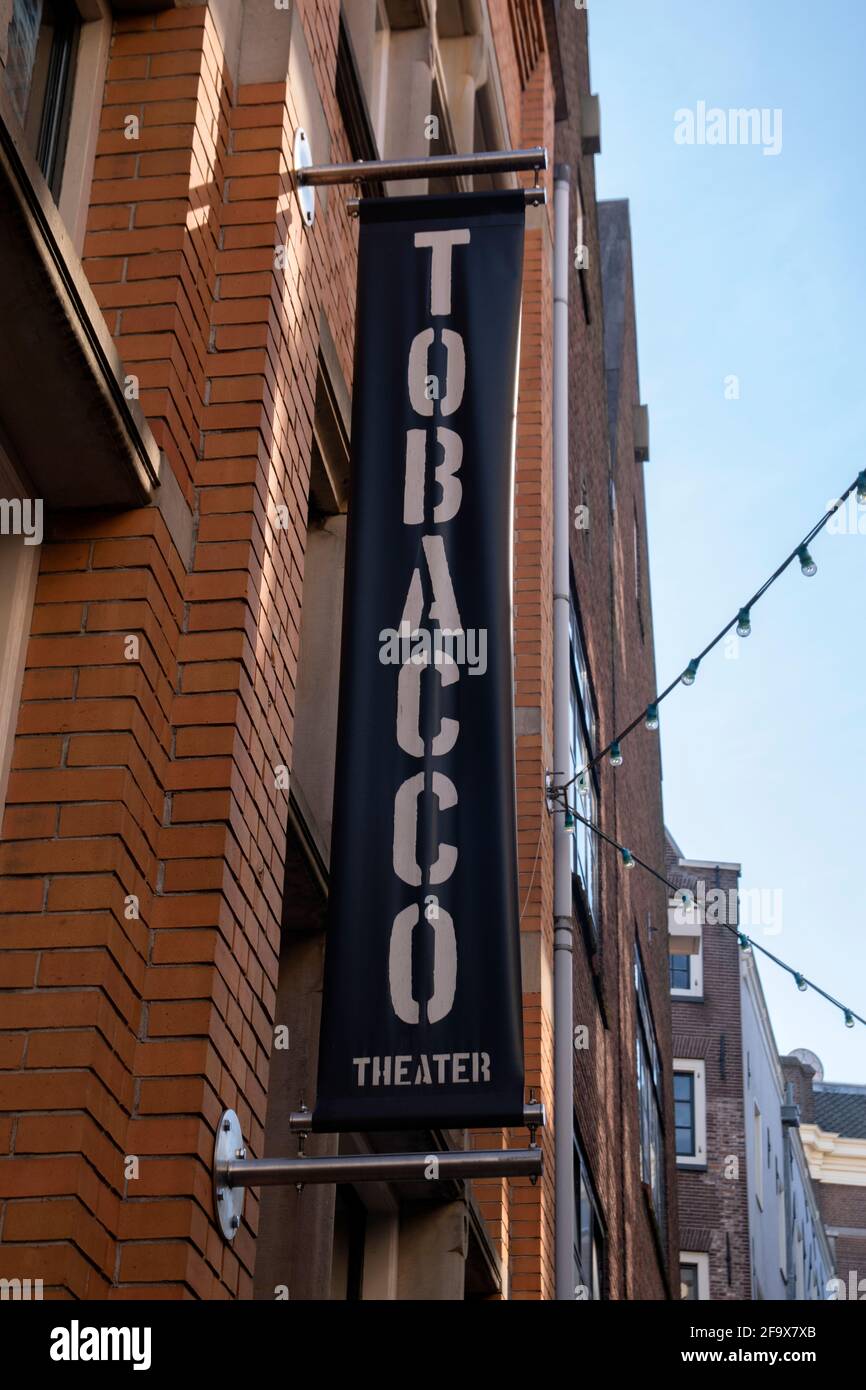 tobacco theatre amsterdam Billboard Tobacco Theater At Amsterdam The Netherlands 25-3-2020 Stock  Photo