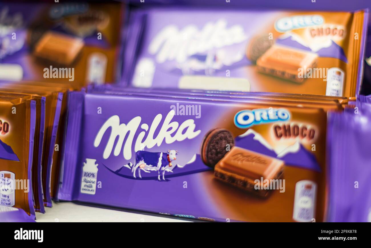 Milka chocolate hi-res stock photography and images - Alamy