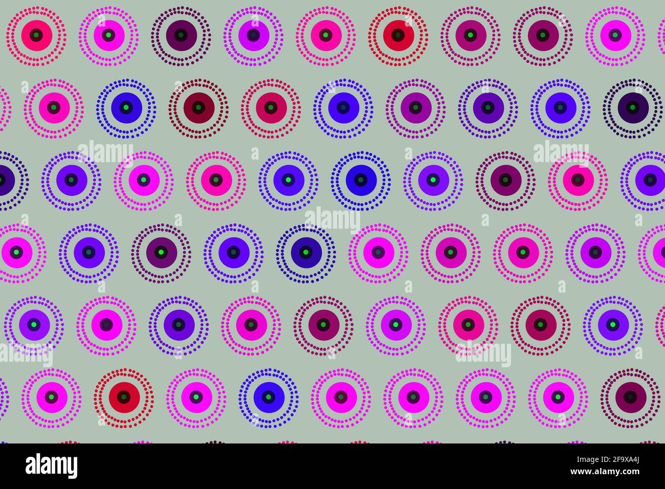 multi color round dot repeat pattern in off white background Stock ...