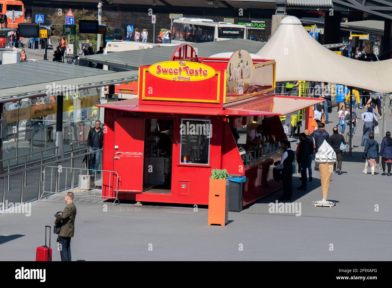 The Sweet Taste Of Holland Food Stand At Schiphol Airport