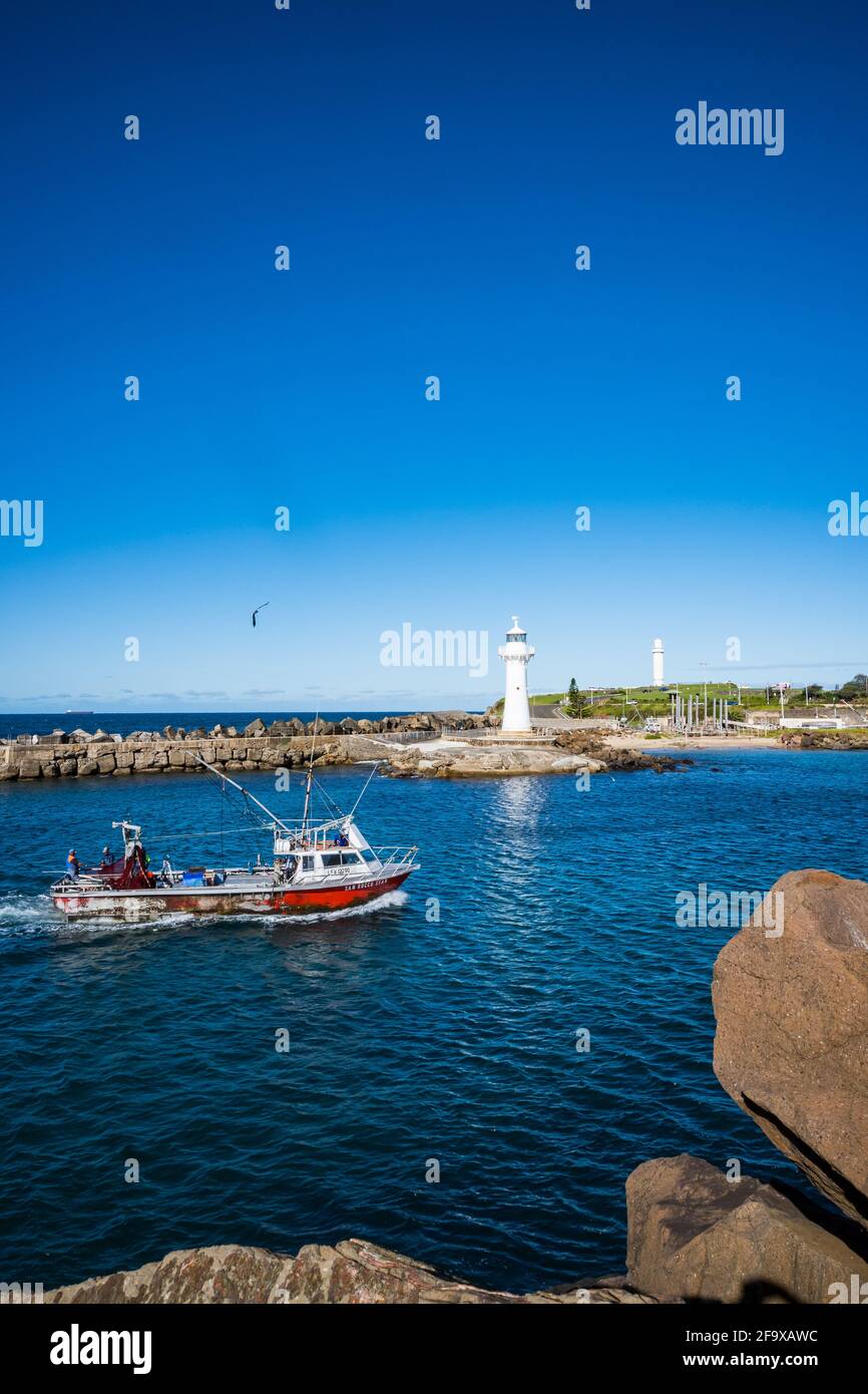 Wollongong Harbour Stock Photo