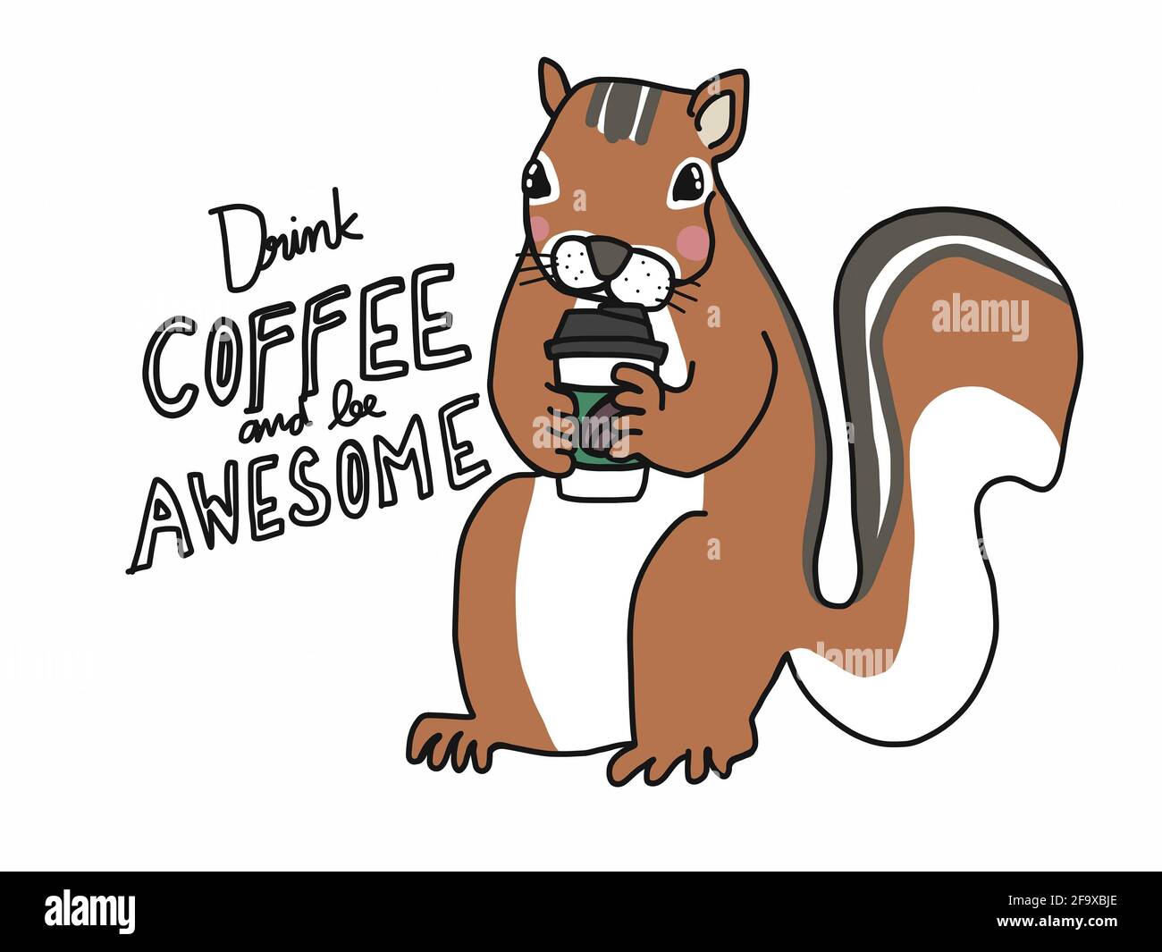 Squirrel Illustration High Resolution Stock Photography And Images Alamy