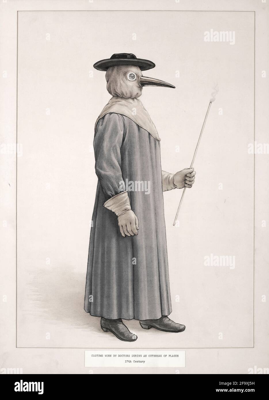 17th Century Plague Doctor Costume Mask main image 1