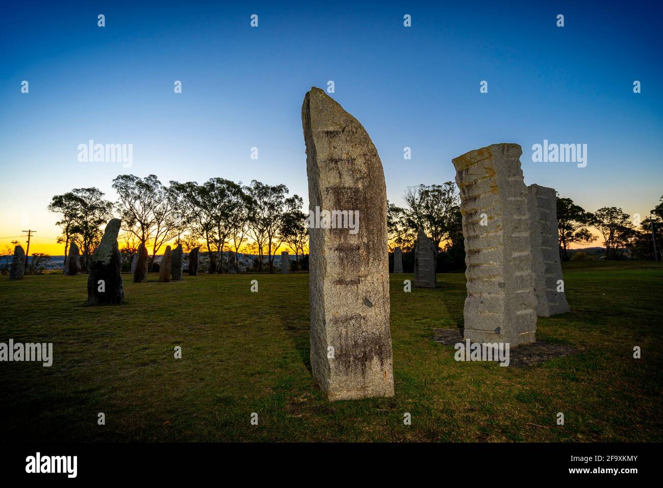 The Australian Standing Stones, a tribute to the Celtic heritage of the ...