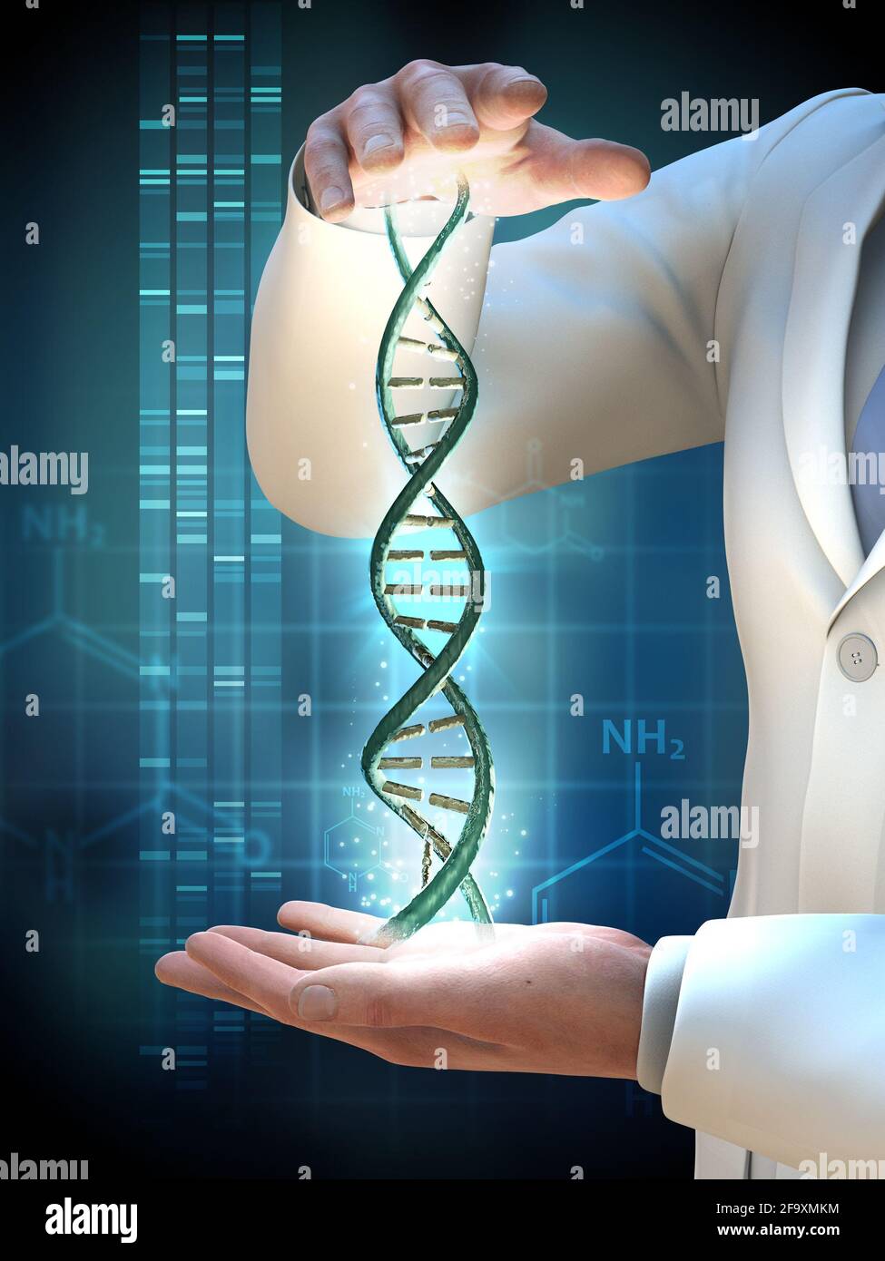 Dna sequence illustration hi-res stock photography and images - Alamy
