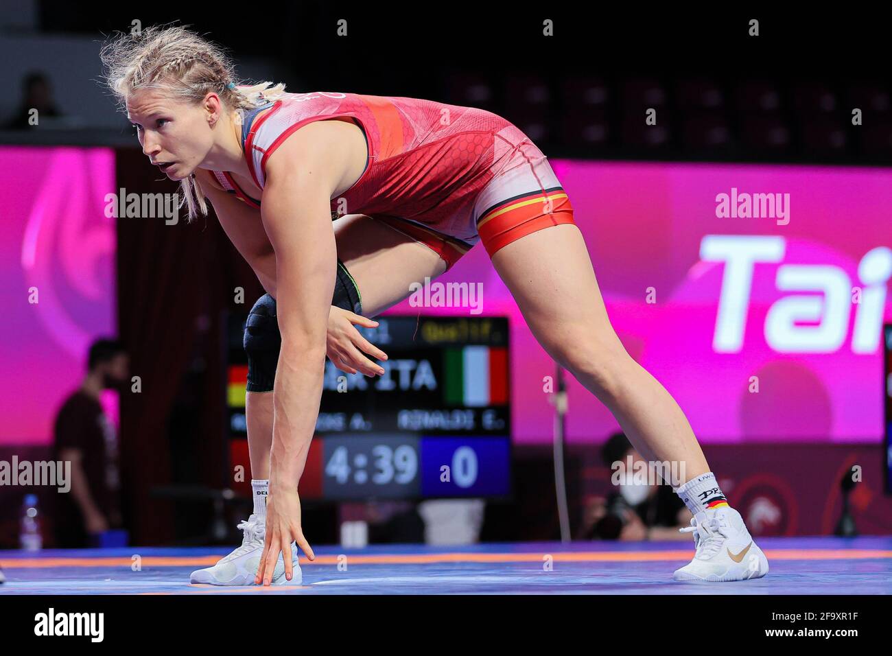 Warschau, Poland. 21st Apr, 2021. Wrestling/Freestyle: European ...