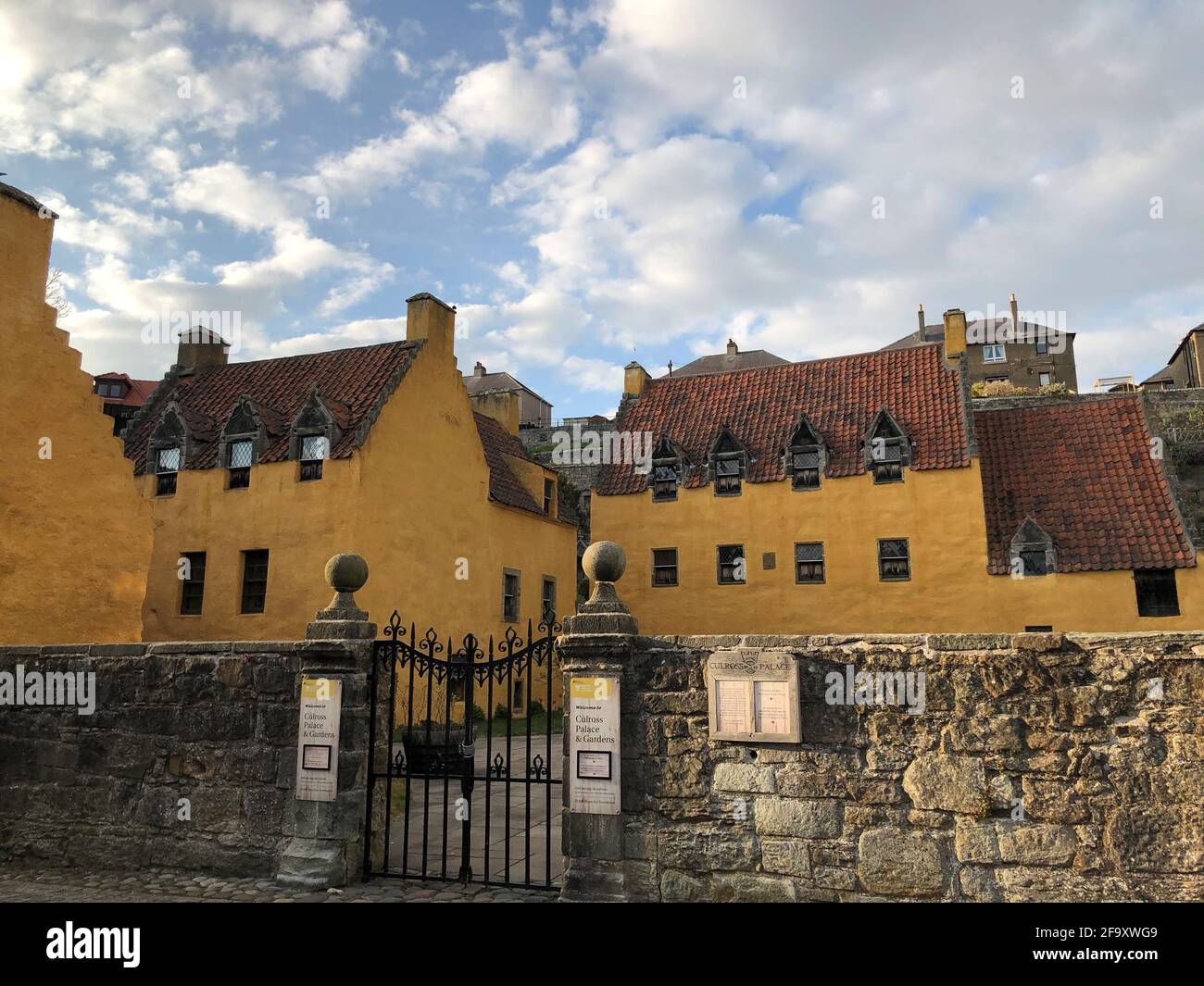 Previously unissued file photo of Culross Palace in Fife. The NTS has set out plans to reopen its castles, houses museums, visitors centres, cafes and shops from Monday. Issue date: Wednesday April 21, 2021. Stock Photo