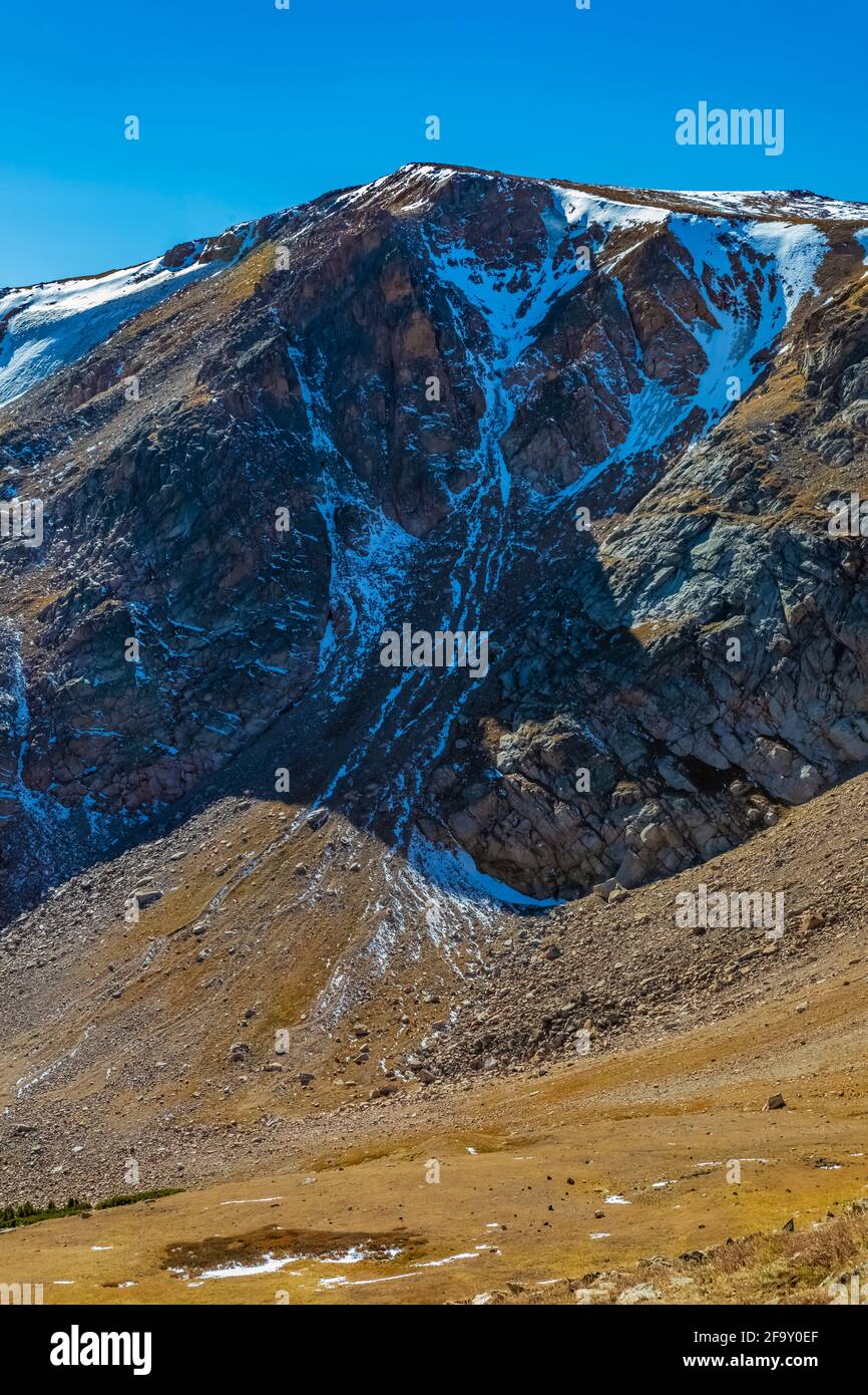 Beartooth Highway, which crosses parts of Montana and Wyoming, USA Stock Photo