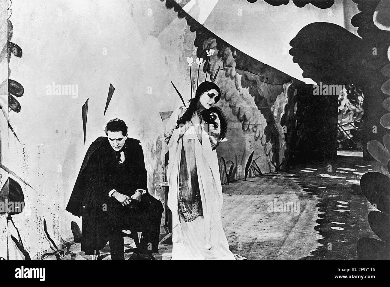 of Dr Caligari film still Stock Photo Alamy