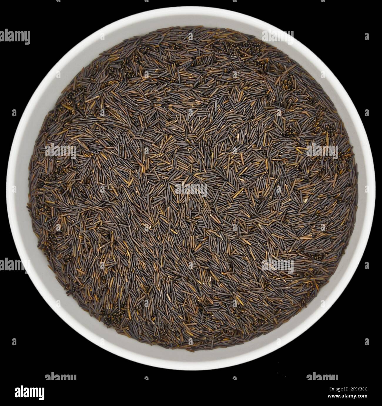 Bucket of wild rice Stock Photo Alamy