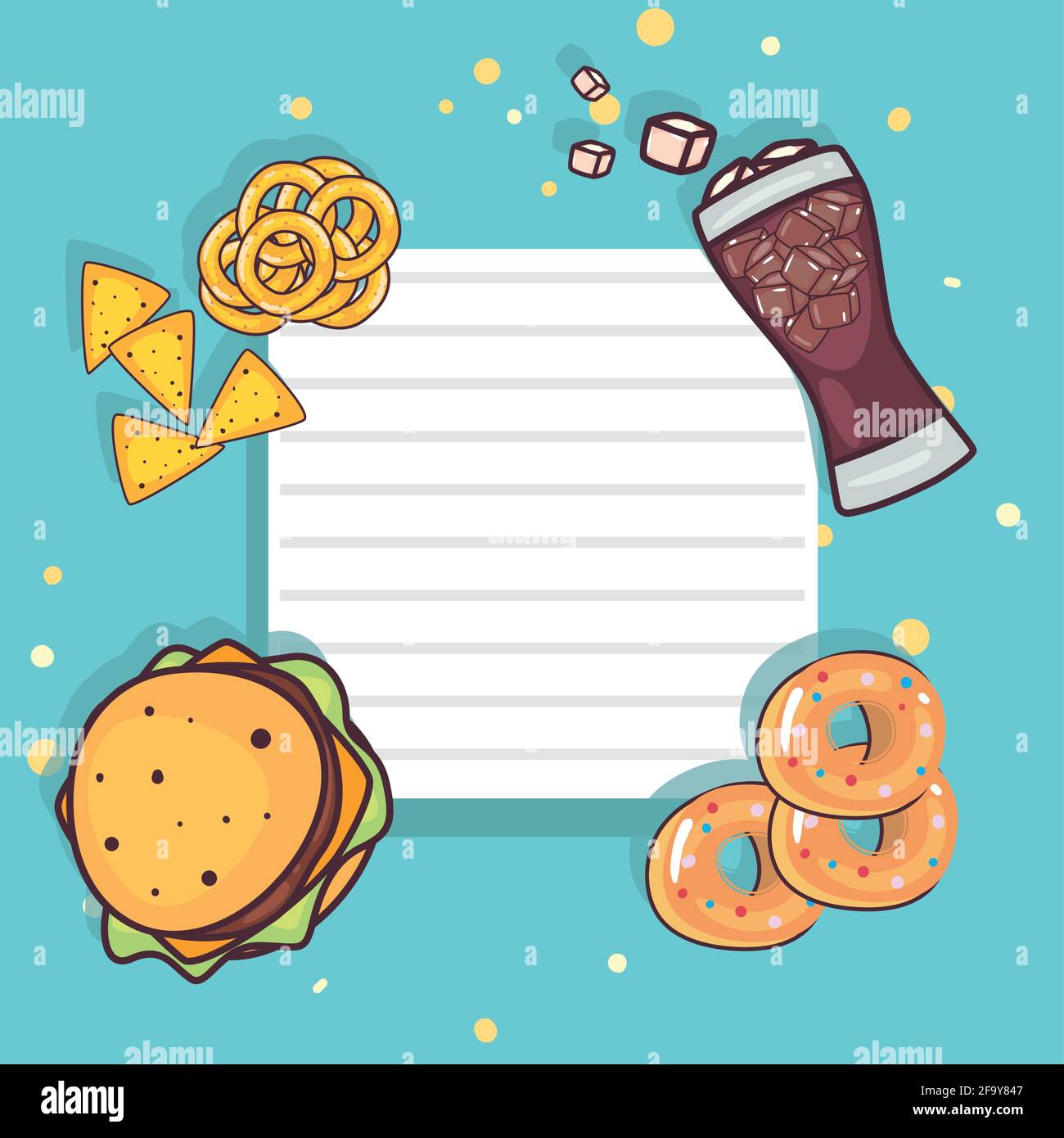 Paper Note Food Kitchen note Stock Vector Images - Alamy