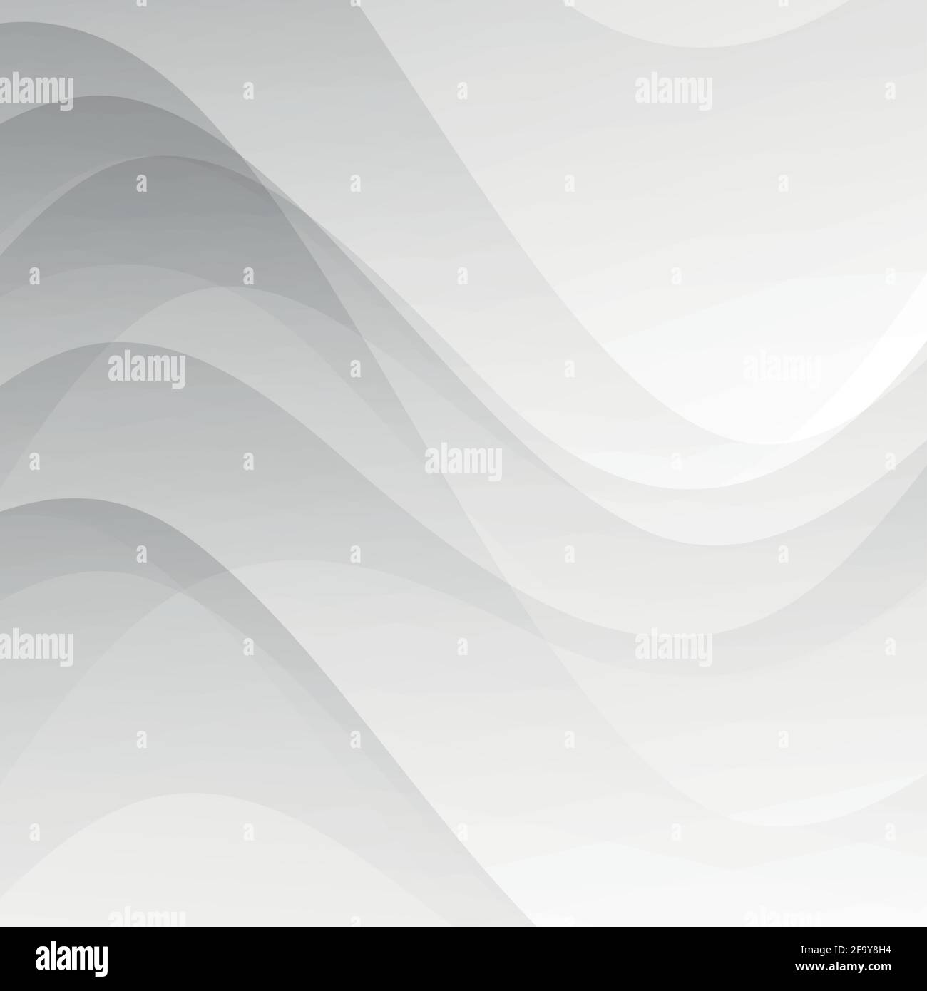 Abstract gray background with wavy lines - Vector illustration Stock ...
