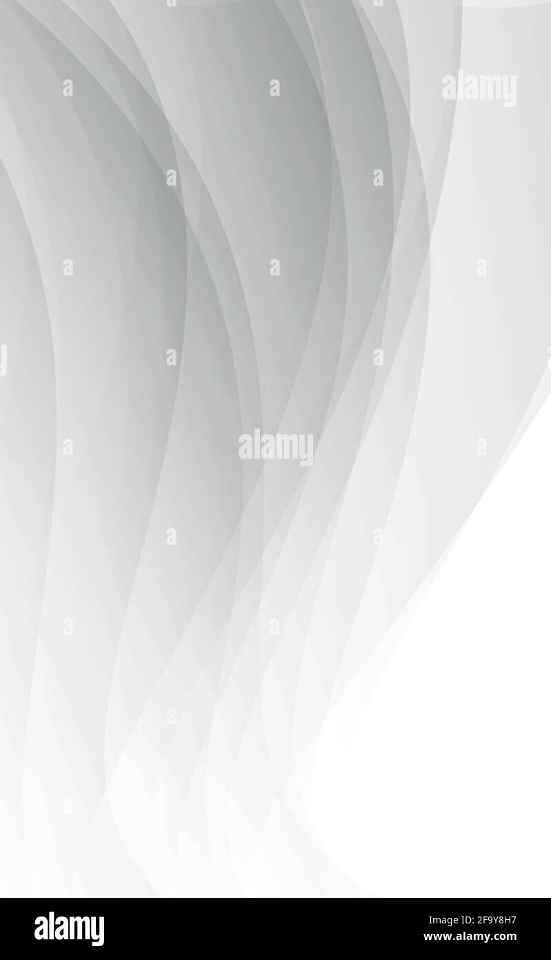Abstract gray background with wavy lines - Vector illustration Stock ...