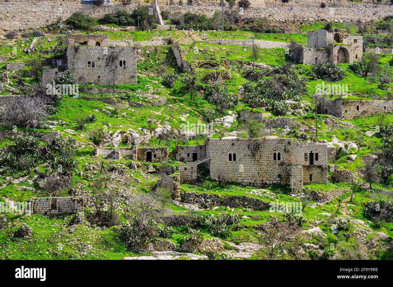 Lifta, Jerusalem, Israel is an abandoned village of ruins Stock Photo -  Alamy