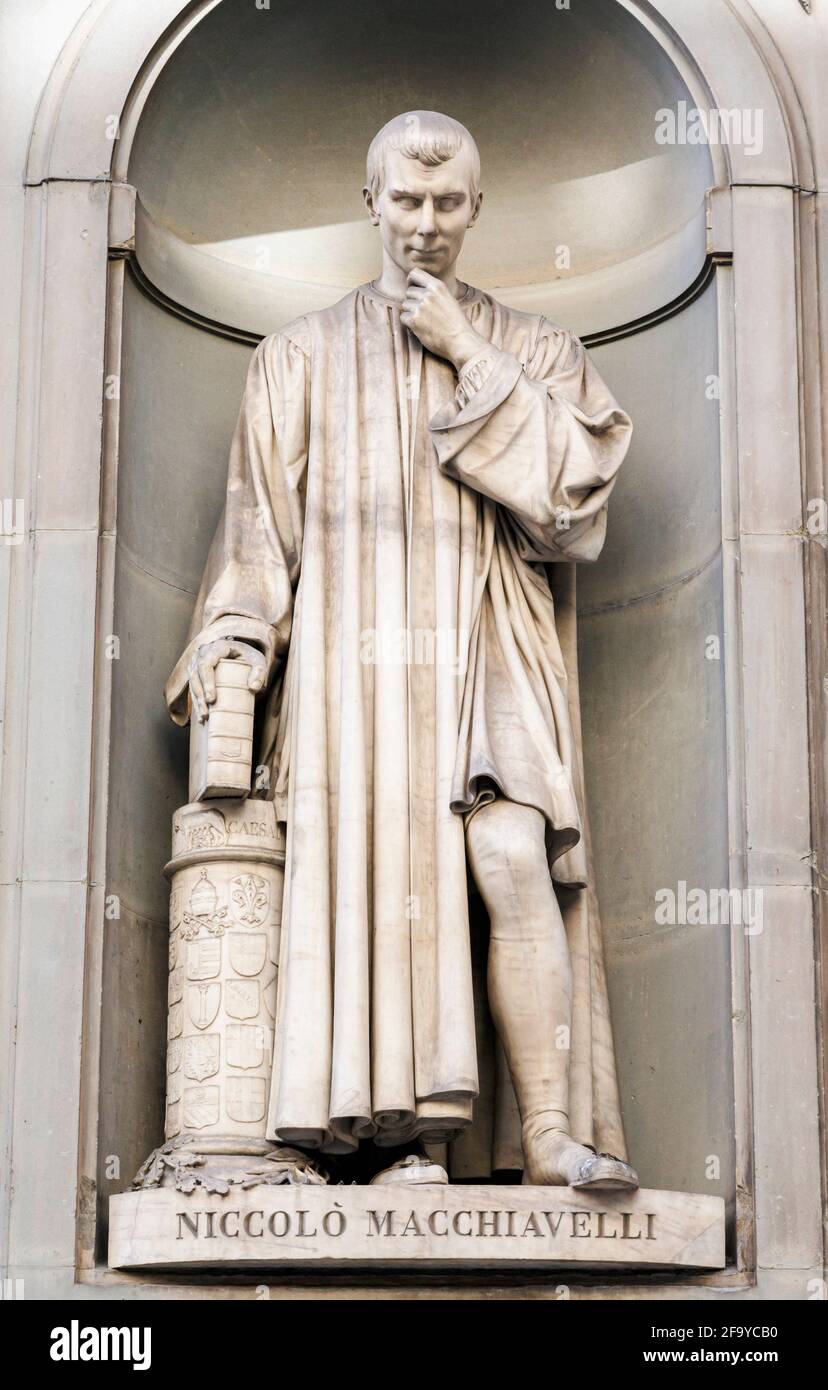 Machiavelli statue hi-res stock photography and images - Alamy
