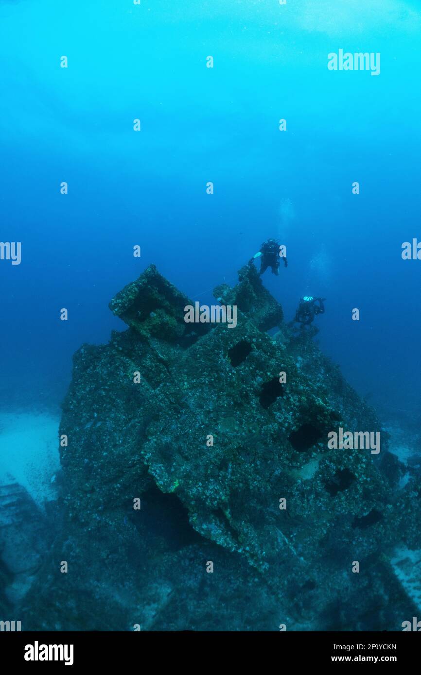 West Palm Beach Florida Wreck scuba diving Stock Photo Alamy