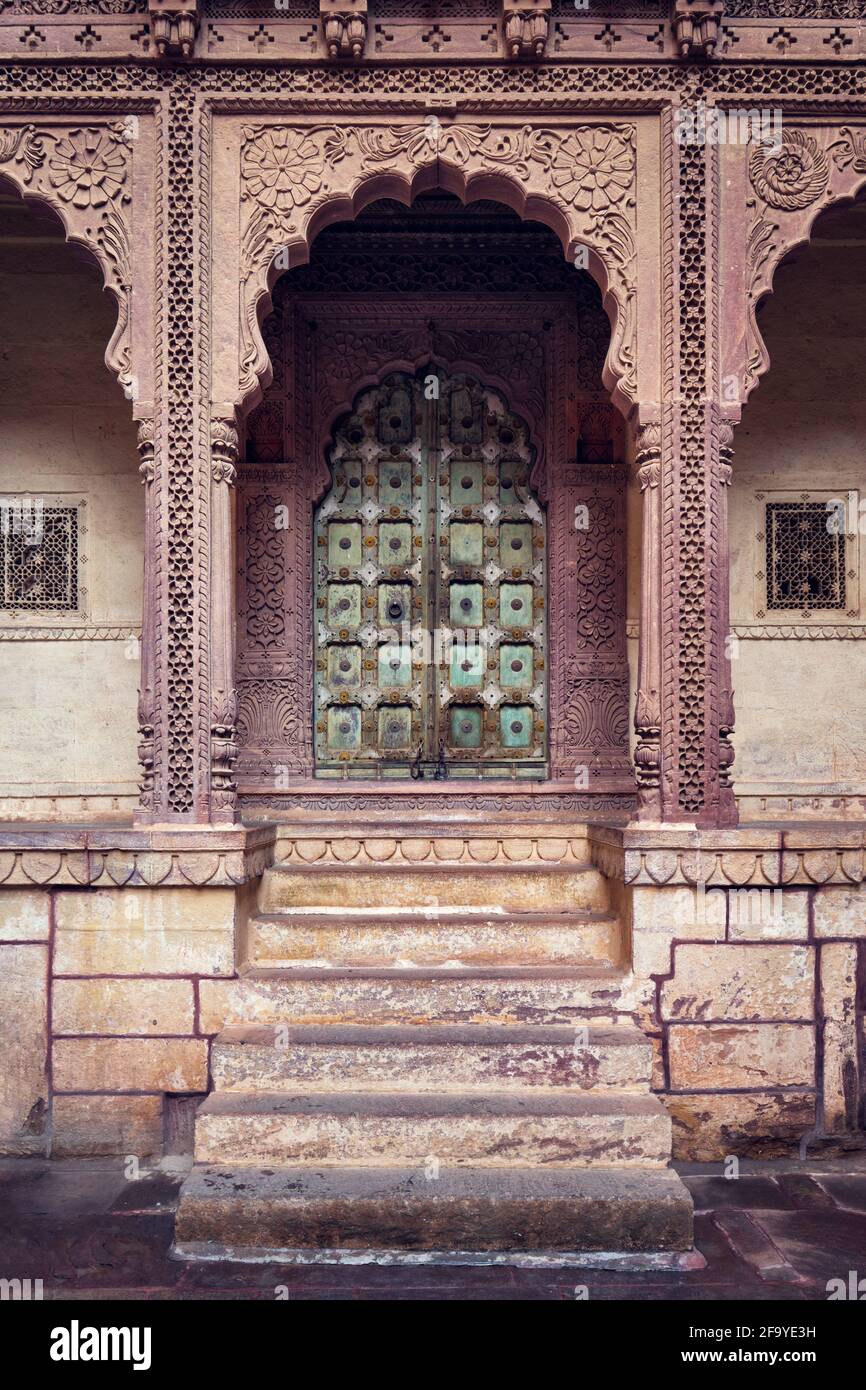 Mehran Gate Entrance gate mehrangarh fort jodhpur hi-res stock photography and ...