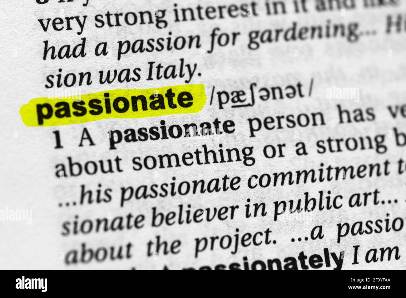 Passion meaning