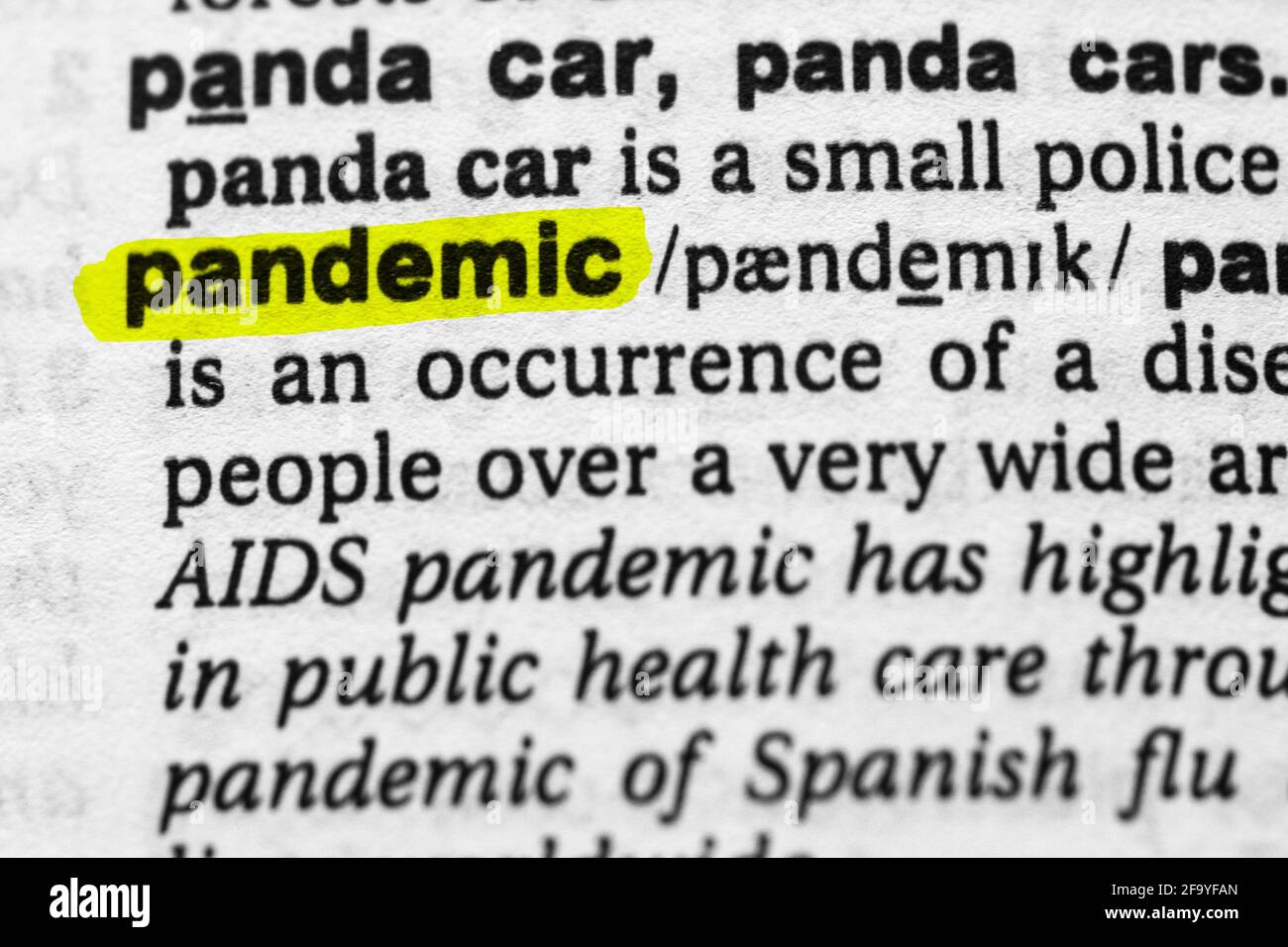 Pandemic Word English High Resolution Stock Photography And Images Alamy