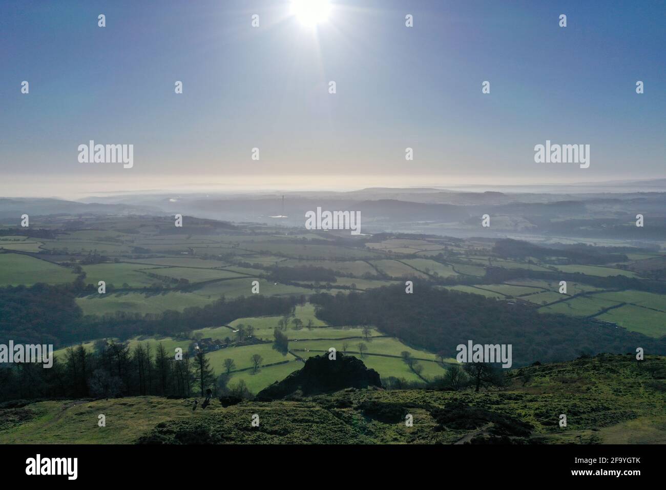 The Wrekin hill in Shropshire, a beautiful walk Stock Photo Alamy