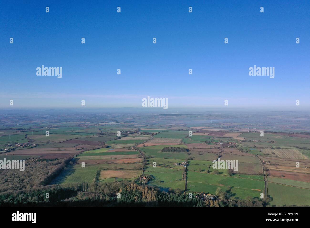 The Wrekin hill in Shropshire, a beautiful walk Stock Photo