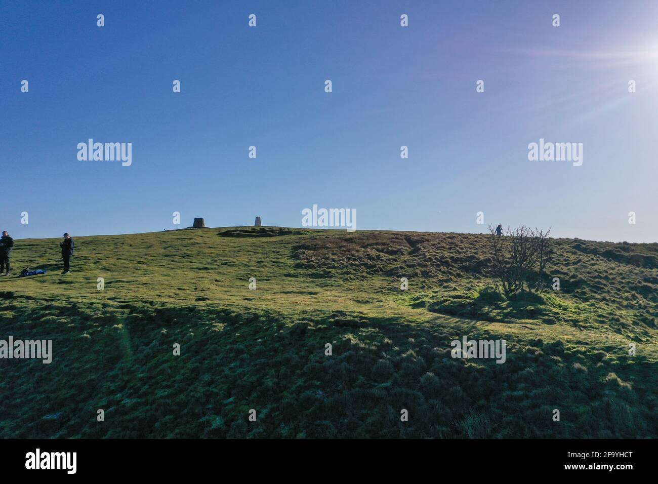 The Wrekin hill in Shropshire, a beautiful walk Stock Photo