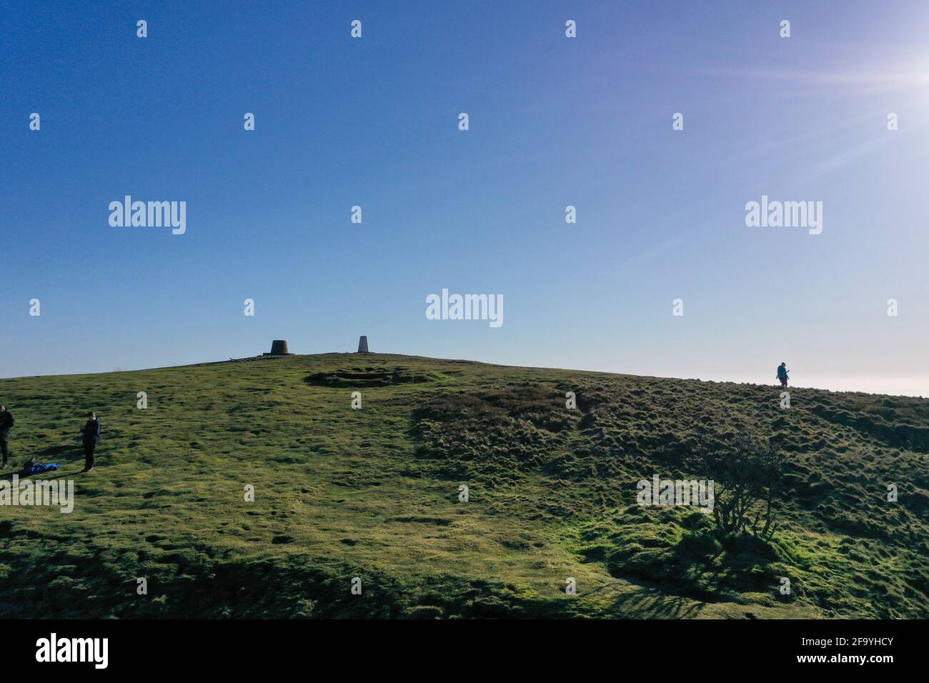 The Wrekin hill in Shropshire, a beautiful walk Stock Photo