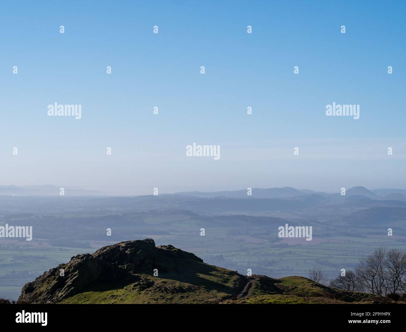 The Wrekin hill in Shropshire, a beautiful walk Stock Photo Alamy
