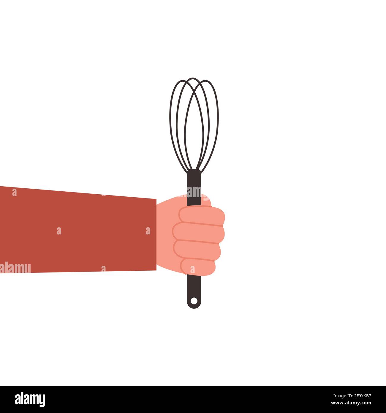 Whisk kitchen tool vector icon, simple sign for web site and mobile app. Stock Vector